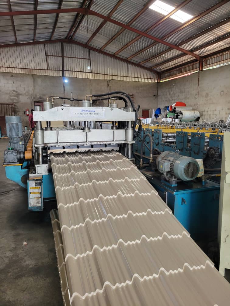 Aluminium roofing sheet steptiles